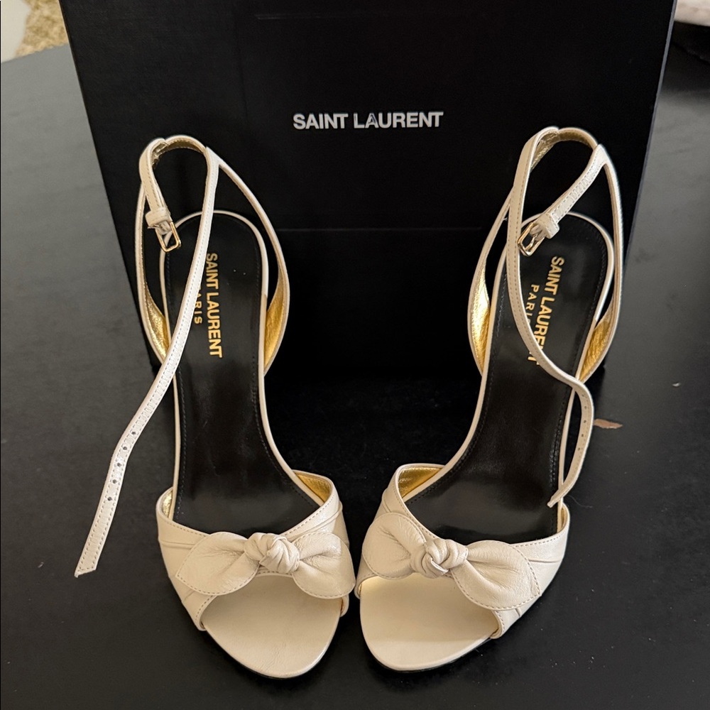 Saint Laurent Belfagor Heeled Sandals